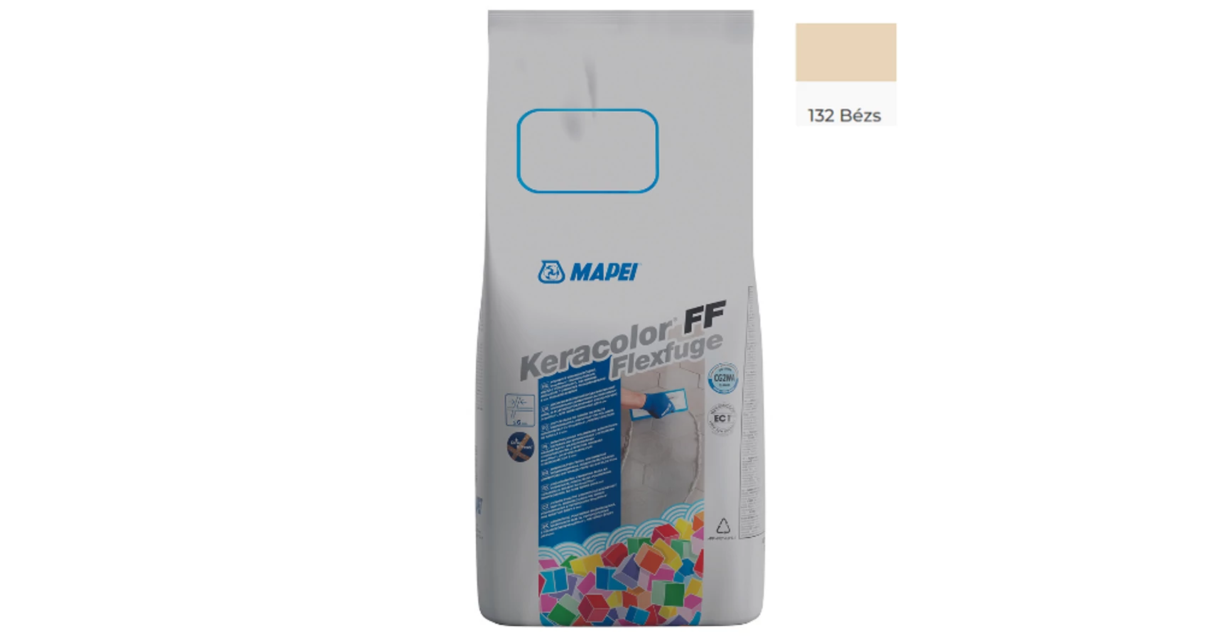 Stucco Mapei Keracolor FF 132 Beige 5kg - Malta Per Fughe Piastrelle - Foto 10