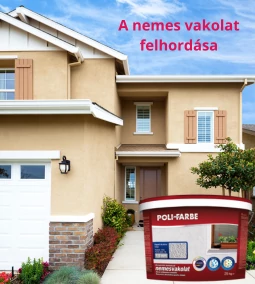A nemes vakolat felhordása nem igényel különleges eszközöket