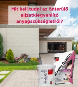 Mit kell tudni az önterülő aljzatkiegyenlítő anyagszükségletről?