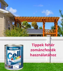 Tippek fehér zománcfesték használatához