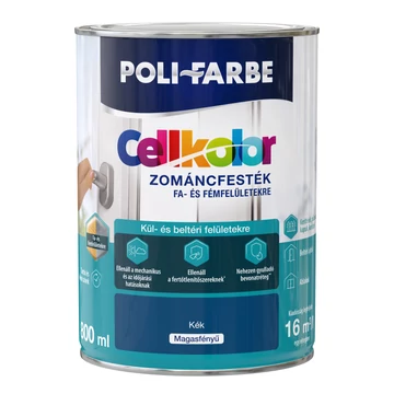 Poli-Farbe Cellkolor kék 0,8l magasfényű Zománcfesték