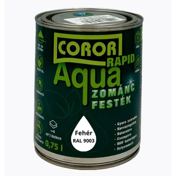 Coror Rapid Aqua VÍZBÁZISÚ Zománcfesték választható színben és kiszerelésben