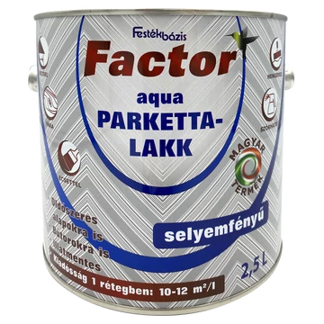 Factor Aqua Parkettalakk selyemfényű 2,5 l