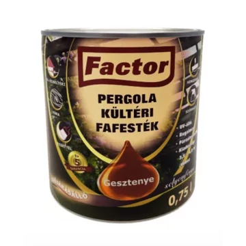 Factor Pergola gesztenye 0,75 l kültéri fafesték