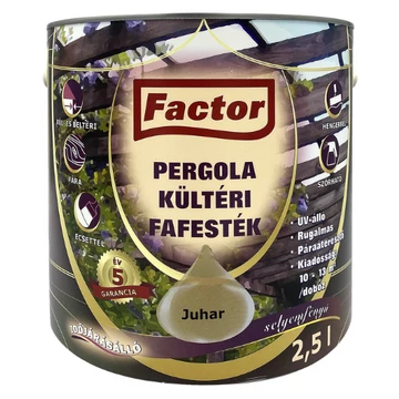 Factor Pergola juhar 2,5 l kültéri fafesték