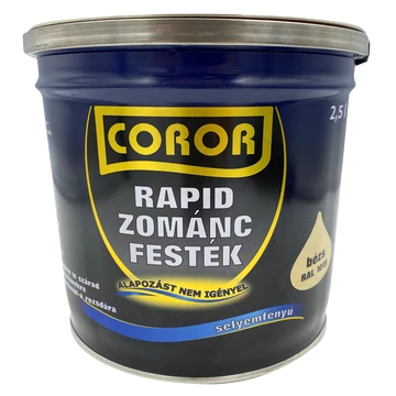 Coror Rapid bézs 2,5 l Zománcfesték RAL 1015