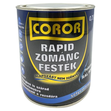 Coror Rapid fekete 0,75 l Zománcfesték RAL 9005