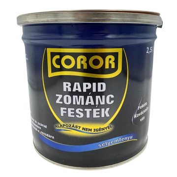 Coror Rapid kovácsoltvas fekete 2,5 l Zománcfesték