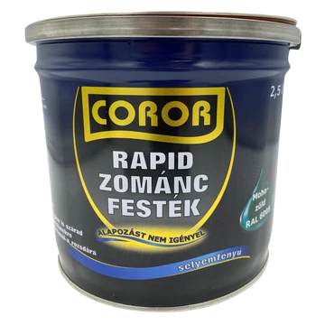 Coror Rapid mohazöld 2,5 l Zománcfesték RAL 6005