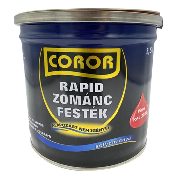 Coror Rapid piros 2,5 l Zománcfesték RAL 3020