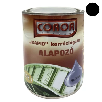 Coror Rapid fekete 0,75 l Korróziógátló alapozó