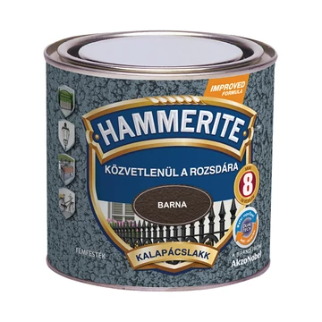 Hammerite közvetlenül rozsdára festék barna kalapácslakk  0,25 l