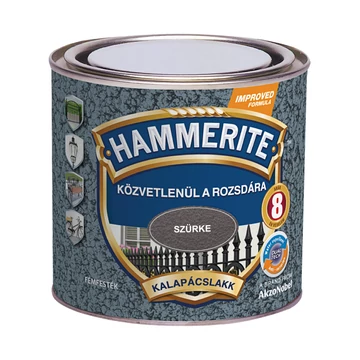 Hammerite közvetlenül rozsdára festék szürke kalapácslakk  0,25 l