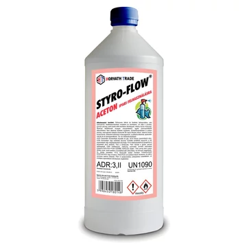 STYRO-FLOW Aceton Ipari felhasználásra választható kiszerelésben