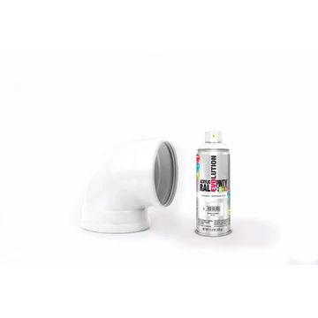 Pinty Plus Evolution fényes vizes bázisú akril festék spray Fehér fényes vizes bázisú akril alapozó 400 ml