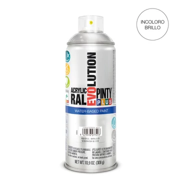 Pinty Plus Evolution Lakk vizes bázisú akril festék spray fényes 400ml RAL B199