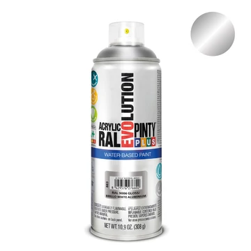 Pinty Plus Evolution fényes vizes bázisú akril festék spray választható színben 400ml