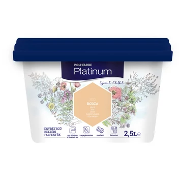 Polifarbe Platinum bodza 2,5 l színes beltéri falfesték