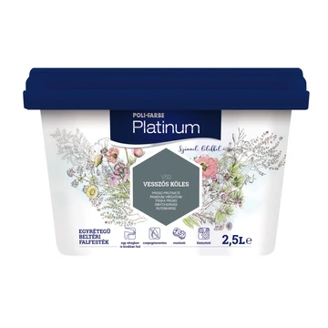 Poli-Farbe Platinum vesszős köles 2,5l színes beltéri falfesték