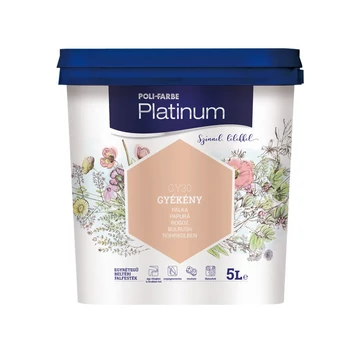 Poli-Farbe Platinum gyékény 5 l színes beltéri falfesték
