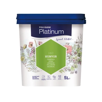 Poli-Farbe Platinum hunyor 5 l színes beltéri falfesték