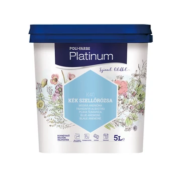 Poli-Farbe Platinum kék szellőrózsa 5 l színes beltéri falfesték