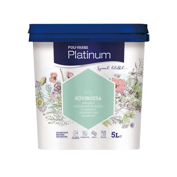 Poli-Farbe Platinum kövirózsa 5 l színes beltéri falfesték