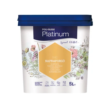 Poli-Farbe Platinum napraforgó 5 l színes beltéri falfesték