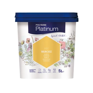 Poli-Farbe Platinum nárcisz 5 l színes beltéri falfesték