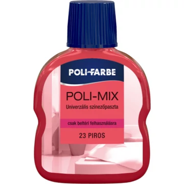 Színezőpaszta Univerzális Poli-Mix piros 23 színben 100ml 