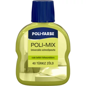 Színezőpaszta Univerzális Poli-Mix türkiz zöld 40 színben 100ml 