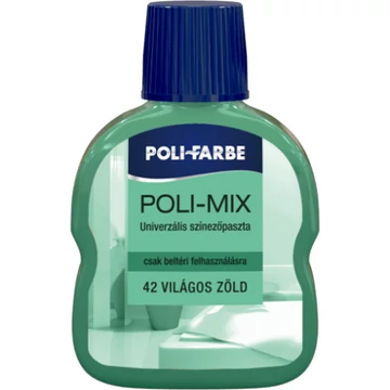 Színezőpaszta Univerzális Poli-Mix világos zöld 42 színben 100ml 