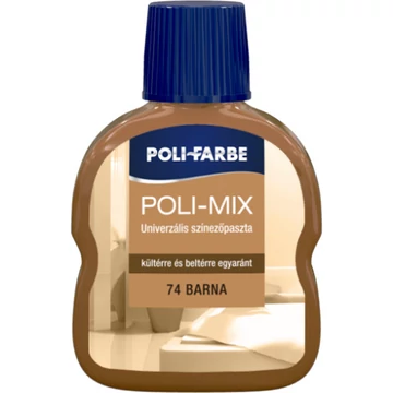 Színezőpaszta Univerzális Poli-Mix barna 74 színben 100ml 