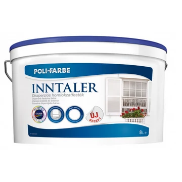Poli-Farbe Inntaler Diszperziós Homlokzatfesték fehér 8l