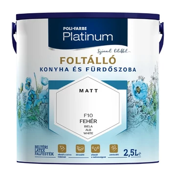 Poli-farbe Platinum Foltálló Fehér 2,5l 