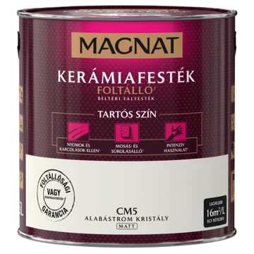 Magnat Kerámiafesték alabástrom kristály 2,5l foltálló beltéri matt CM5