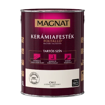 Magnat Kerámiafesték gyöngy dolomit 5l foltálló beltéri matt CM12