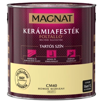 Magnat Kerámiafesték homok márvány 2,5l foltálló beltéri matt CM40