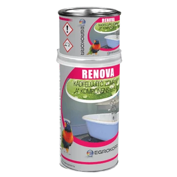 Renova Kádfelújító Zománc Fehér A komponens 0,5 kg+B komponens 0,12 kg