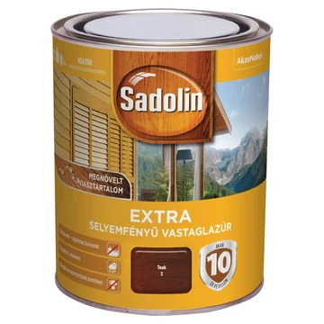 Sadolin Extra teak 0,75 l selyemfényű vastaglazúr