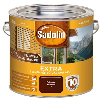 Sadolin Extra paliszander 2,5 l selyemfényű vastaglazúr