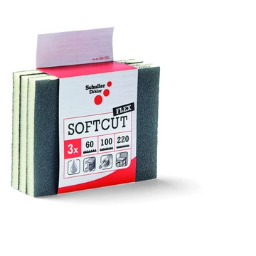 Csiszolópárna 3db-os szett (60-100-220) Softcut Flex