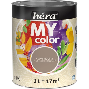 Héra My Color matt beltéri falfesték  csoki mousse színű 1l