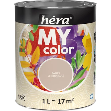 Héra My Color matt beltéri falfesték  fahéj színű 1l