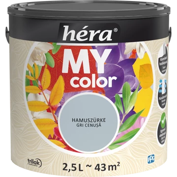 Héra My Color matt beltéri falfesték  hamuszürke színű 2,5l