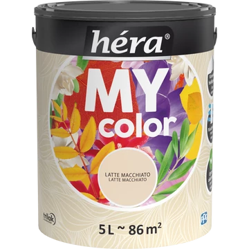 Héra My Color matt beltéri falfesték  latte macchiato színű 5l