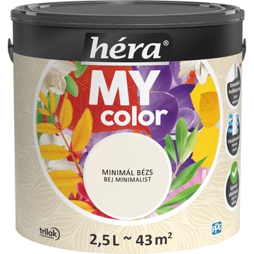 Héra My Color matt beltéri falfesték  minimál bézs színű 2,5l