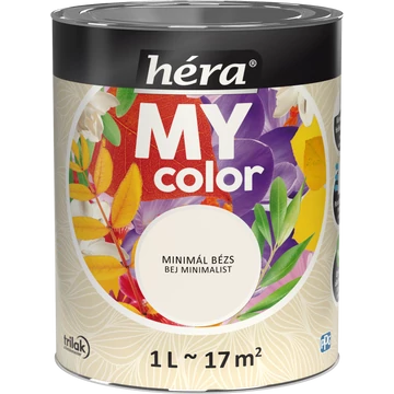 Héra My Color matt beltéri falfesték  minimál bézs színű 1l