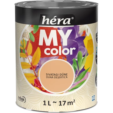 Héra My Color matt beltéri falfesték  sivatagi dűne színű 1l
