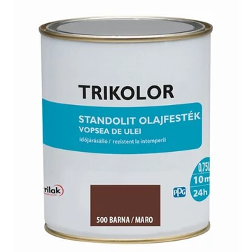 Trikolor Standolit olajfesték 500 barna 0,75l